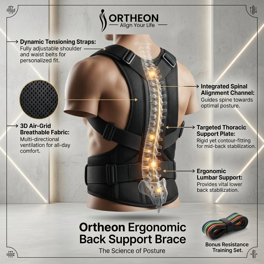Ortheon Ergonomic Back Support Brace