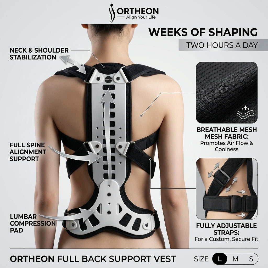 Ortheon Full Back Support Vest