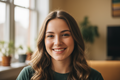 Woman with a warm smile 
